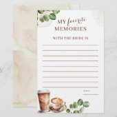 Coffee Love Brewing My Favoriete Memory-spel (Voorkant / Achterkant)