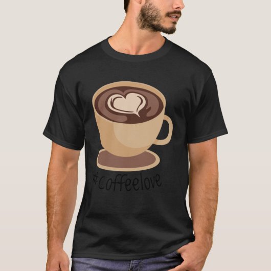 Coffee Love Coffee Arabica Beans Barista Roasting  T-shirt (Voorkant)