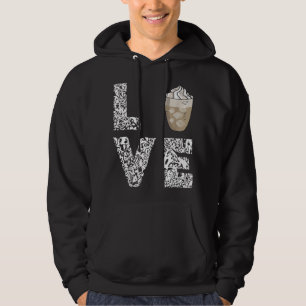 Coffee Love Coffee Foam Milk Cappuccino Caffe Hoodie