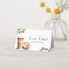 Coffee Love is aan het Brouwen Eten Label App Afsprakenkaart