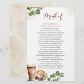 Coffee Love Is Brewing Drink Als Vrijgezellenfeest (Voorkant / Achterkant)