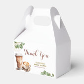 Coffee Love is Brewing Vrijgezellenfeest Favoriete Bedankdoosjes (Achterkant)