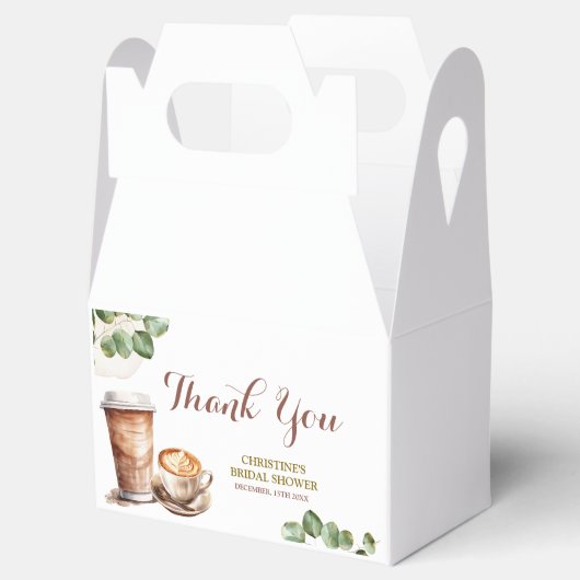 Coffee Love is Brewing Vrijgezellenfeest Favoriete Bedankdoosjes (Geopend)