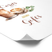 Coffee Love is het brouwen van Kaarten en cadeaus Poster (Hoek)