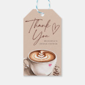 Coffee Love is het brouwen van Vrijgezellenfeest D Cadeaulabel (Achterkant)