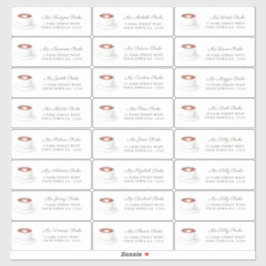 Coffee Love is het brouwen van Vrijgezellenfeest g Sticker