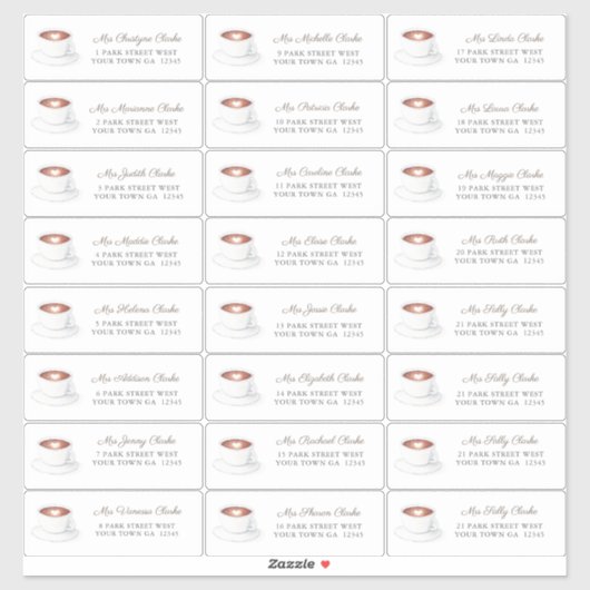 Coffee Love is het brouwen van Vrijgezellenfeest g Sticker (Vel)