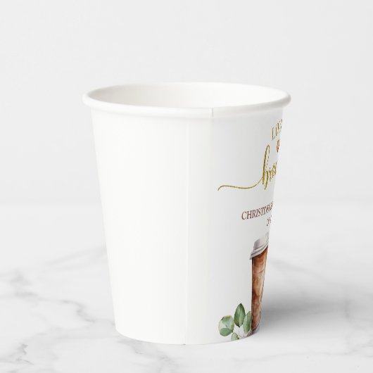 Coffee Love is het brouwen van Vrijgezellenfeest P Papieren Bekers (Rechts)