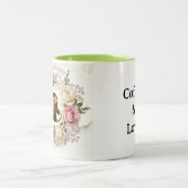 Coffee & Love  Tweekleurige Koffiemok (Center)