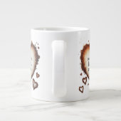 Coffee Love Valentine Gift, Dear Coffee Grote Koffiekop (Achterkant)