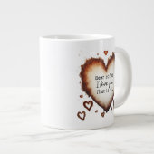 Coffee Love Valentine Gift, Dear Coffee Grote Koffiekop (Voorkant rechts)