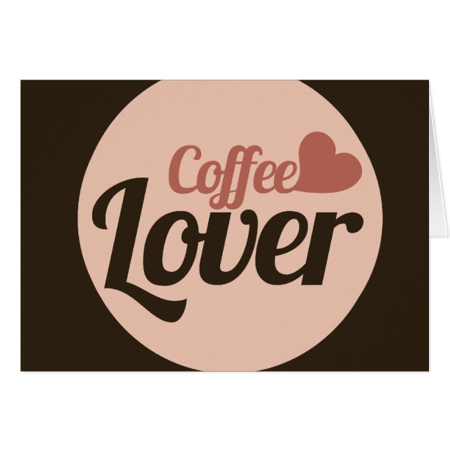 Coffee Lover (Voorkant Horizontaal)