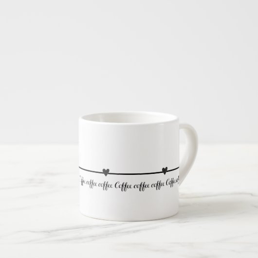 Coffee Lover Aesthetic Espresso Kop (Voorkant rechts)