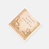 Coffee Lover Baby Shower Servet (Hoek)