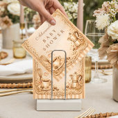 Coffee Lover Baby Shower Servet