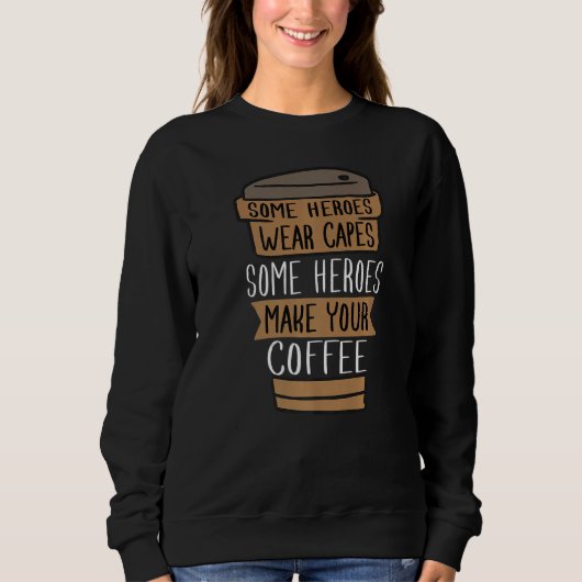 Coffee Lover Barista Premium Trui (Voorkant)