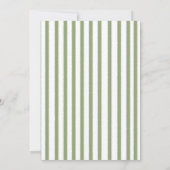 Coffee Lover Bebe Brewing Brunch Green Baby Shower Kaart (Achterkant)