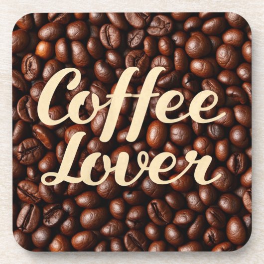 Coffee Lover Bier Onderzetter (Voorkant)