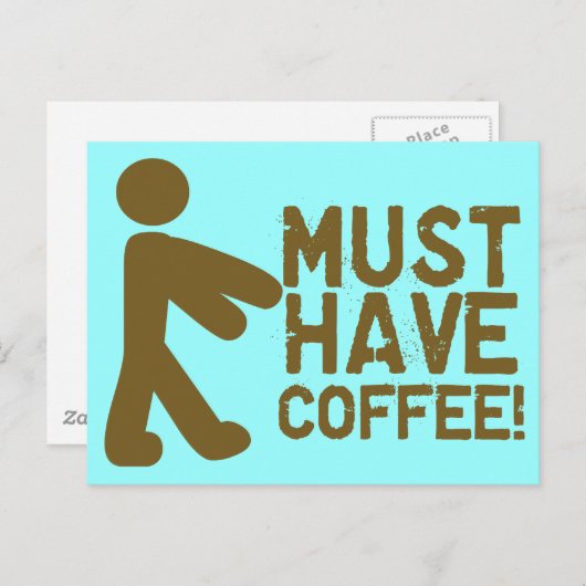 Coffee Lover Briefkaart (Voorkant / Achterkant)