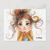 Coffee Lover Briefkaart (Voorkant)