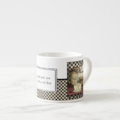 Coffee Lover Café gepersonaliseerd Espresso Kop (Voorkant rechts)