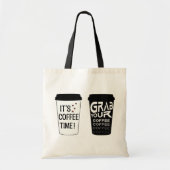 Coffee Lover Canvas tas (Voorkant)