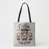 Coffee Lover Canvas tas (Voorkant)