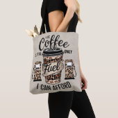 Coffee Lover Canvas tas (Dichtbij)