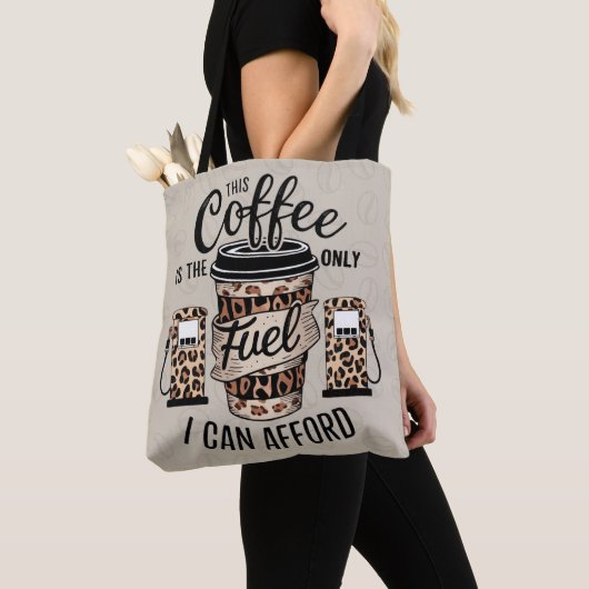 Coffee Lover Canvas tas (Dichtbij)