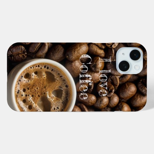 Coffee Lover Case-Mate iPhone Case (Achterkant (horizontaal))