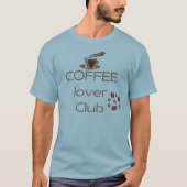 Coffee Lover Club T-Shirt - Perfect voor koffie (Voorkant)