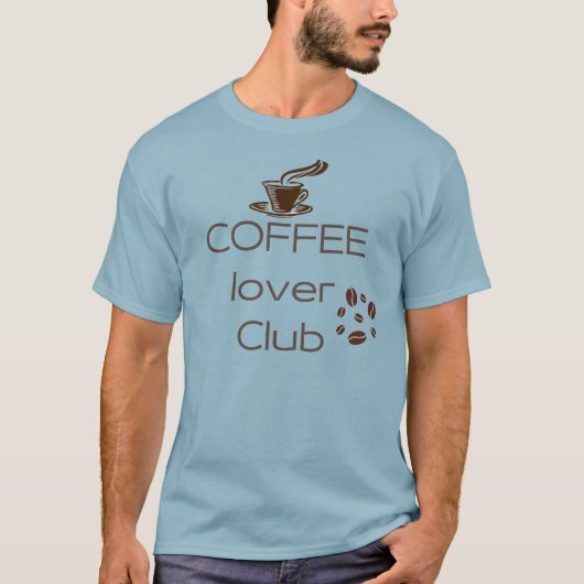 Coffee Lover Club T-Shirt - Perfect voor koffie (Voorkant)