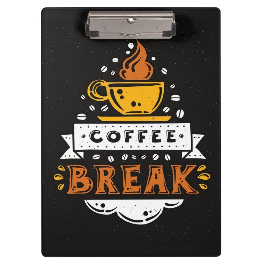 Coffee Lover Coffee Break Klembord (Voorkant)