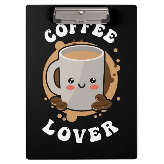 Coffee Lover Coffee Cappuccino Lover Klembord (Voorkant)