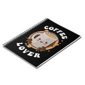 Coffee Lover Coffee Cappuccino Lover Notitieboek (Linkerzijde)