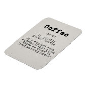 Coffee Lover Coffee Definitie Magneet (Linkerzijde)