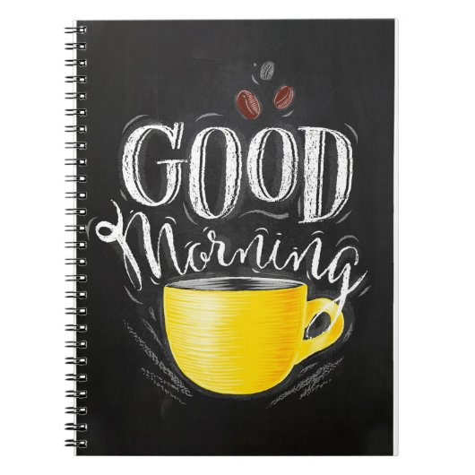 Coffee Lover Coffee Good Morning Notitieboek (Voorkant)