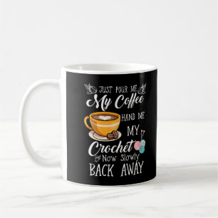 Coffee Lover Crochet Lady Crocheting Yarn Humor Koffiemok