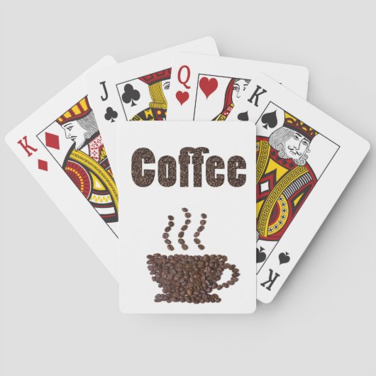 Coffee Lover Cup Pokerkaarten (Achterkant)