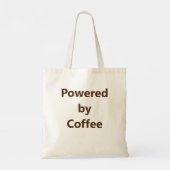 Coffee Lover Custom Name Coffee Bean Design Tote Bag (Achterkant)
