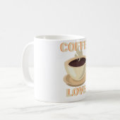 Coffee Lover – Cute & Cozy for Caffeine Fans Koffiemok (Voorkant links)