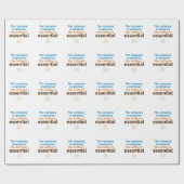Coffee Lover Daily Ritual Sticker Cadeaupapier (Vlak)