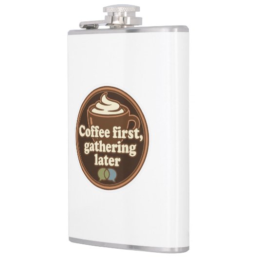 Coffee Lover Daily Ritual Sticker Heupfles (Links)