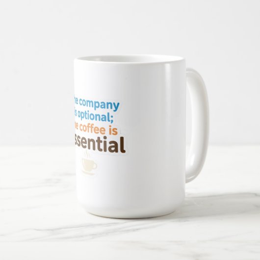 Coffee Lover Daily Ritual Sticker Koffiemok (Voorkant rechts)