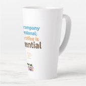 Coffee Lover Daily Ritual Sticker Latte Mok (Rechterhoek)