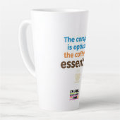 Coffee Lover Daily Ritual Sticker Latte Mok (Linkerhoek)