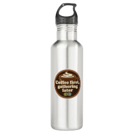Coffee Lover Daily Ritual Sticker Waterfles