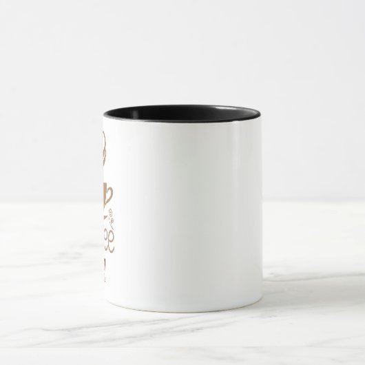 Coffee Lover Design – Minimal Coffee Cup Graphic Mok (Midden)
