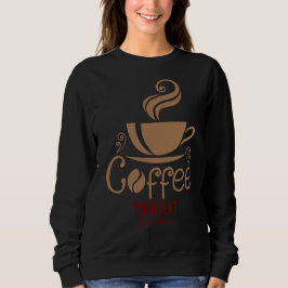 Coffee Lover Design – Minimal Coffee Cup Graphic Trui