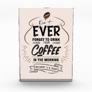 Coffee Lover Drink uw koffie Fotoblokken